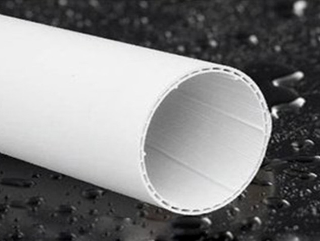 聯塑pvc中空壁螺旋消音管Φ75