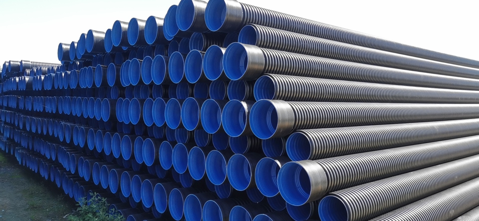 北京聯塑HDPE雙壁波紋管和中空壁纏繞管的區別